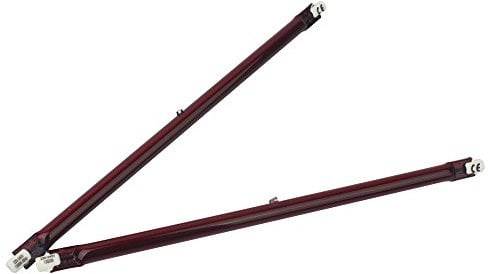 Infrared Heating Lamp -HoneyFly J254 1300W 220V R7S IR Heating Element 254mm Ruby Drying Painting Printing BBQ Quartz(Pack of 2)