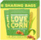 LOVE CORN Sour Cream & Chive Crunchy Corn Snack 115g x 6 Bags – Healthy Snacks Ideal for Gluten Free & Vegan Diets – Low Sugar Alternative for Crisps, Mixed Nuts & Pretzels – Perfect To Graze On
