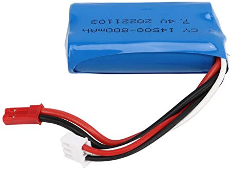 PUNELE Batterie LiPo RC 7,4 V 800 mAh Li-ion de rechange pour jouet RC WL917 RC