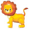VIKY® Löwe Luftballons Geburtstag, 3D Folienballon Löwe Stehend, Kindergeburtstag Deko Löwe Helium Ballon, Dschungel Deko Geburtstag, Löwen Deko, Luftballon Tiere mit Beinen, Geburtstage Party Deko