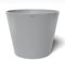 POTS&MORE VP015002 Conico 50 Pot de Fleurs, diamètre : 50 cm, Forme Ronde, Couleur : Gris Clair, Hauteur : 40,5 cm, Cache-Pot en Plastique, pour Plantes d'intérieur