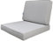 Calma Lux® Kissen Set für Rückenlehne Sitz, Sitzkissen Outdoor Sitzpolster Gartenstuhl, Sitzauflage Rattansessel, Outdoor, Auflage, Palettenkissen, Sitzkissen, Rattanmöbel (Hellgrau, 65 * 65 * 10)