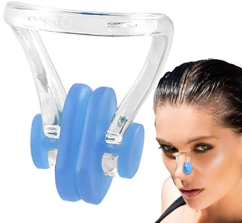 Pinza nasal de natación, pinza para la nariz para adultos, piercing de nariz para nadar, pinzas para la nariz de piscina, resistente al agua, para la nariz de natación, pinza nasal de natación, pieza