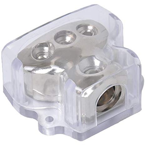 3-Way Car Audio Stereo Amp Power/Ground Cable Splitter Distribution Block