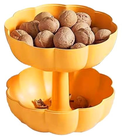 Generisch -Snackhalter – 18 X 18 X 15 Cm, Abnehmbarer Halloween-Snackbehälter | Kürbisförmige Servierschüssel | Halloween-Bonbondeller Für Früchte, Nüsse, Süßigkeiten Und Weihnachtssnacks