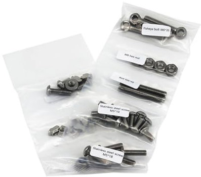 Gatuida Stangenbausätze für 3D-Drucker 3D Drucker Stangenteile für 3D-Drucker 3D-Drucker-Kit 3D-Bausatz Zubehör-Kit Zubehör für 3D-Drucker-DIY-Teile 3D-Druckerteil Rutensätze Black