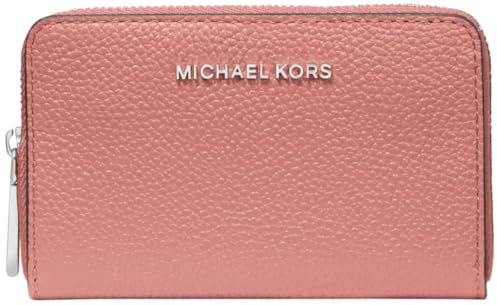 Michael Kors Jetset Petit étui à cartes zippé pour femme, rose, taille unique