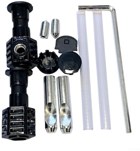 1 Paar WC-Befestigungsset, Wand-WC-Befestigung, geeignet für Wand-WC (220 Schraubenschlüssel + Rohr-A)