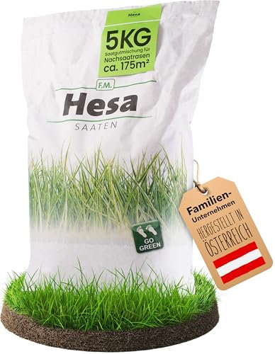 Hesa RSM 3.2 Graines de gazon à germination rapide de qualité professionnelle 5 kg pour 175 m²