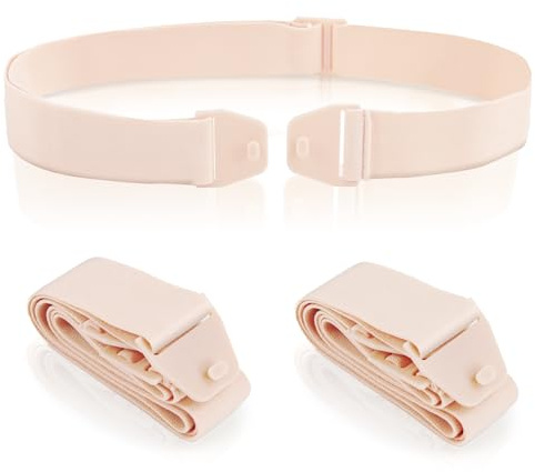 2PCS Einstellbar Stoma Gürtel für Pflege nach einer Kolostomie (Beige) | Ostomiegürtel zur Befestigung des Stomabeutels, verhindert das Verziehen des Chassis, einfach zu verwendendes Stoma Zubehör