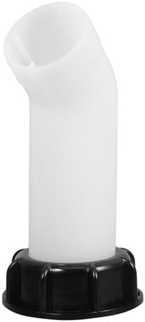 ifundom Leckfreie IBC Wassertank Verlängerungsschlauch und Zapfhahnkappe aus Pp für IBC Tonnen mit Grobgewinde Einfache Installation für Wasserabgabe und Regensammler