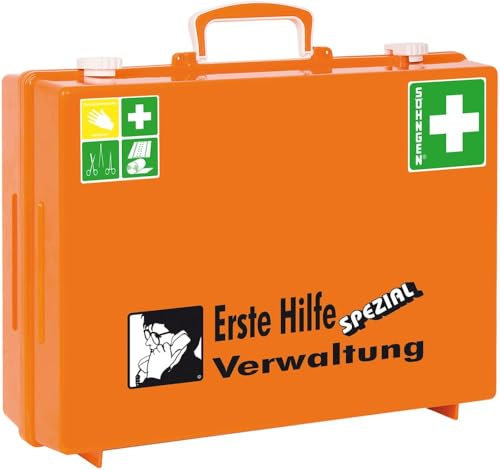 Söhngen Erste Hilfe Koffer MT-CD Verwaltung (mit Füllung, mit Wandhalterung, Koffer aus ABS Kunststoff) 0360110