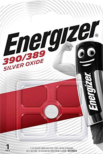 Energizer 390/389 390 SR54 SR1130SW Uhrenknopfzelle Silberoxid Low Drain 3,1x11,6 (HxØ/mm) 1,55V im, 638252
