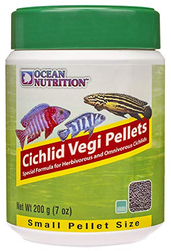 Cichlid Vegi Granulés Petit Nourriture pour Poisson, 200 g