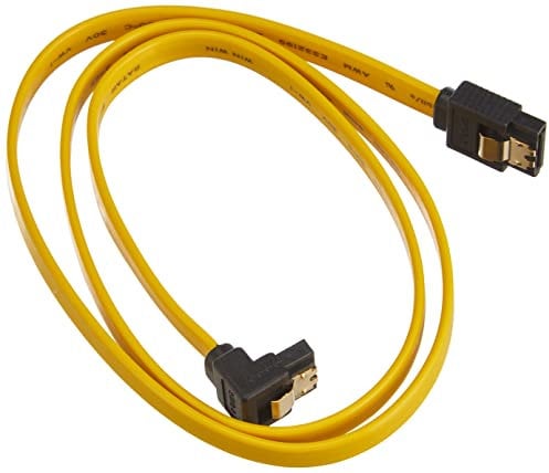 Delock Kabel SATA 6Gb/s 70cm gelb un/ge Metall