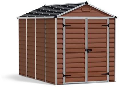 Canopia by Palram Abri de jardin en Kit Skylight 5.6m², Cadre en aluminium, panneaux en polycarbonate, Ambre