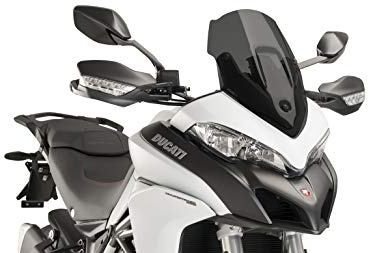 Puig 7622F Racing Screen for Ducati 1200/S 15', MULTISTRADA 1200 Pikes Peak 16'-17', F, Red