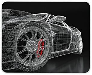 Destination Vinyl Ltd Cool Sports Car Mouse Mat Pad - Brother Dad Uncle Son Fun Gift PC Computer #8758