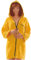 Lady Bella Lingerie Accappatoio con cappuccio da donna, in spugna di puro cotone, pratica chiusura con cerniera, modello corto, molto assorbente, ideale per palestra e piscina, largo, giallo