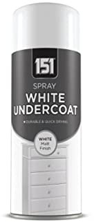 White Matt Undercoat Spray 250ml Paint Interior Exterior Primer Furniture DIY