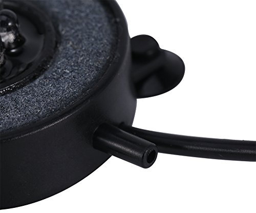 Garosa Aquarium Dekorationen Aquarium Licht Wasserdicht Bunte Lampe 6 LED Luftblasen für Beleuchtung Dekorationen(EU)