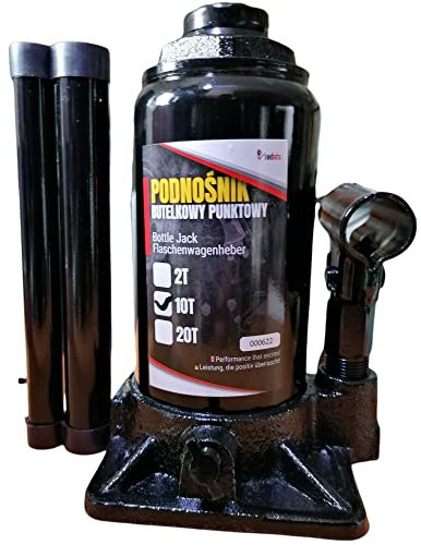 Fournitures Ind Orozco Chat élévateur hydraulique de bouteille 10 tonnes