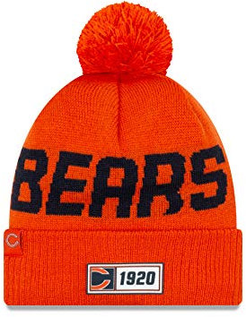 New Era Sideline Road 2019 Bommel Mütze Chicago Bears