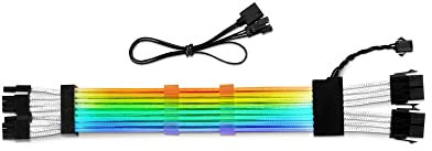 Sharkoon Shark Xtend 16-Erweiterungskabel, RGB, Black