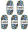 myboshi mysocks Pixel, 6-fädige Sockenwolle, strapazierfähig, Garn aus Schurwolle, filzfrei, 150g, Ll 390m Grün (Booker) 5 Knäuel