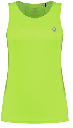 Rogelli Core Laufshirt Damen - Armellosen Laufshirts, Singlet - Fluor - Größe M
