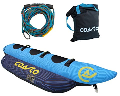 COASTO Luna 3 Personen Funtube Towable Banane Tube Wassersport inkl. Leine
