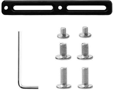 Adaptateur de Fixation pour Bouteille de Vélo, Adaptateur de vélo pour Les Petites géométries de Cadre, Porte-bidon de vélo de Montagne en Aluminium réglable (Noir)