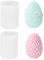 MONCAP 2pz Stampo in Silicone Uova di Pasqua Stampo in Silicone 3D per Uova Stampi per Candele in Silicone Stampo in Silicone 3D Uova di Pasqua-per Colata Candela Resina Profumate Sapone Fatto a Mano