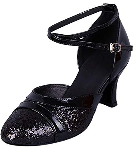 Scarpe col Tacco Donna Ballerine Donna Eleganti Sandali Estivi Donna Scarpe Prima Classe Donna (Black, 38)
