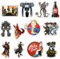 GTOTd Retro Game Fridge Magnet Kühlschrankmagnet (12 Stück) Geschenke Merch Spiel Dekoration Stoßstangen Aufkleber Kühlschrank Metallmagnet Flexibel Wiederverwendbar Magnetisches Vinyl