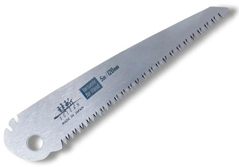 SUIZAN Replacement Blade for Japanese Folding Saw 120mm Versatile for Wood