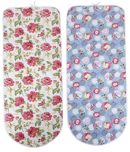 PRETYZOOM Copriasse Da Stiro - Spugna Di Tela - Riscalda E Facile Da Installare - Set Da 2 Pezzi - Articoli Per La Casa