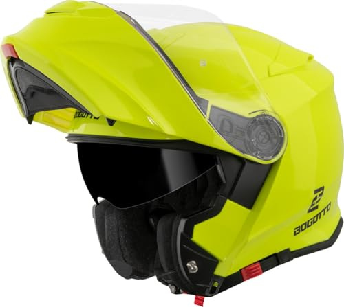 Bogotto H271 Klapphelm, neon-gelb, XL