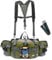 Pastoralist Hiking Fanny Pack, 11.2inch Waterproof Waist Pack with Bottle Holders & Shoulder Straps, Hiking Waist Bag, Lumbar Backpack for Running Walking Dog Walking
