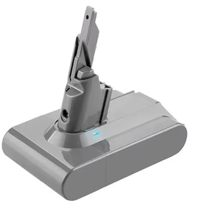 Batería V7 De 21,6 V, 12800 MAh, Batería Recargable De Iones De Litio, Compatible con Batería Dyson V7, Repuesto De Aspiradora Animal Pro(Sky Blue)
