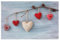 Buntes Herz,Tischsets 6er Set, Waschbare Platzsets, Verfügbare rutschfeste Hitzebeständige Tischsets, 30x45cm