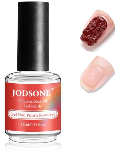 JODSONE 15ML Gel Polish Remover – No Soaking Required, Fast-Acting 3-5 Minutes, Salon & Home Use