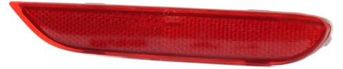 Bande du Réflecteur de Pare-chocs Arrière, ABS ABS -fade Rouge Rouge et Reproduire les Lentilles Réfléchissantes du Pare-chocs Arrière pour Clio Mk4 (À droite: 26560 JJ90A)