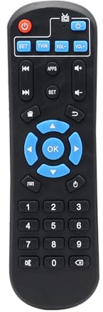 Mando a Distancia de Repuesto Compatible con Android TV Box T95 T95 MAX T95Z H96MAX X96 MX10 X88 con función de Aprendizaje