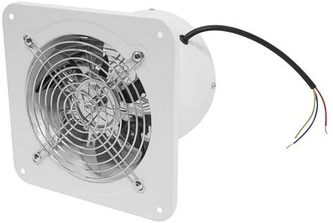 Kozivmo Ventilatore di scarico per finestre, ventilatore montato a parete, per timpano, tetto, garage, officina, casa