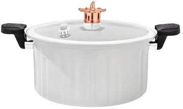 Tyinerc Pots Antiadhésifs Avec Couvercles - Casseroles Antiadhésives avec Couvercles,Marmite à Pression à Poignée pour Cuisson Friture et Induction