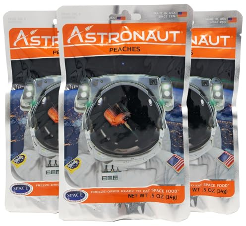 Edu-Sci Astronaut Food (Peach 3 Pack)