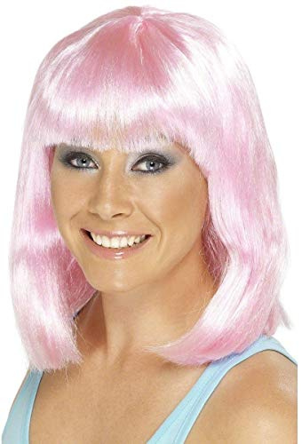 Cheerleader Wig,Light Pink