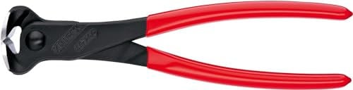 KNIPEX Vornschneider auf SB-Karte mit Kunststoff überzogen schwarz atramentiert 200 mm, 68 01 200 SB
