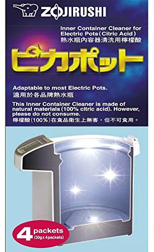 Zojirushi #CD-K03EJU Inner Container Cleaner for Electric Pots, 4 Packets